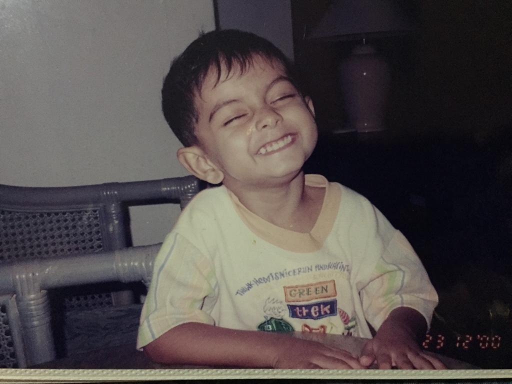 Arijit as a child